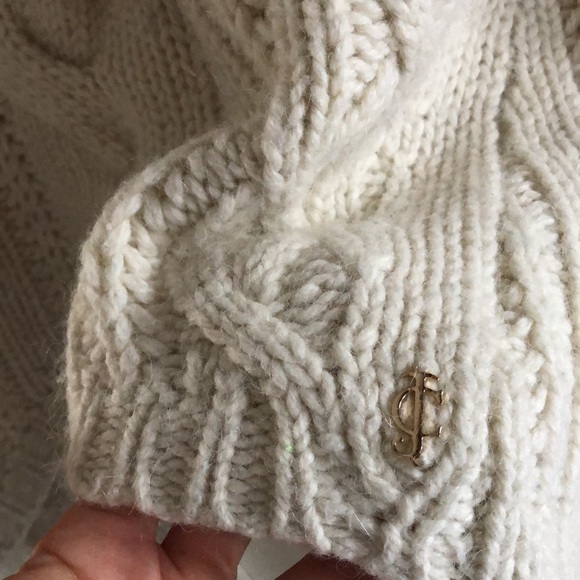 Juicy Couture Cable Turtleneck Wool Sweater - Picture 5 of 8